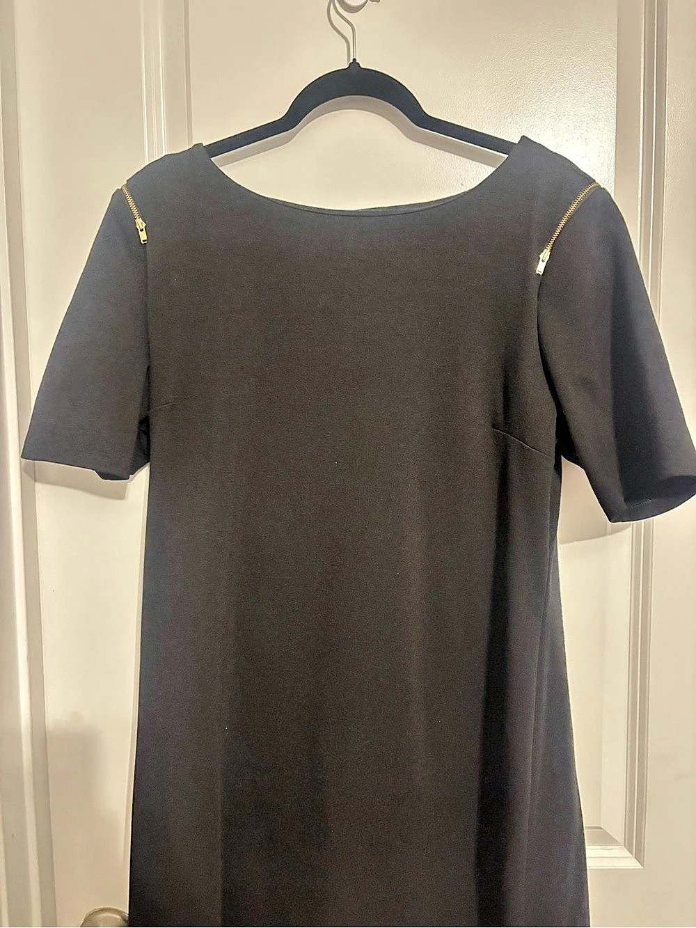 Apt. 9 Black Mini Dress with Shoulder Zippers
